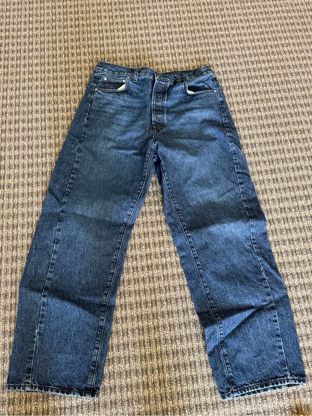 Madewell Tall Pieced Barrel-Leg Jeans